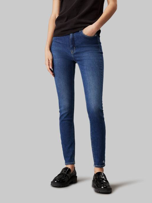 CALVIN KLEIN JEANS HIGH RISE SUPER SKINNY ANKLE