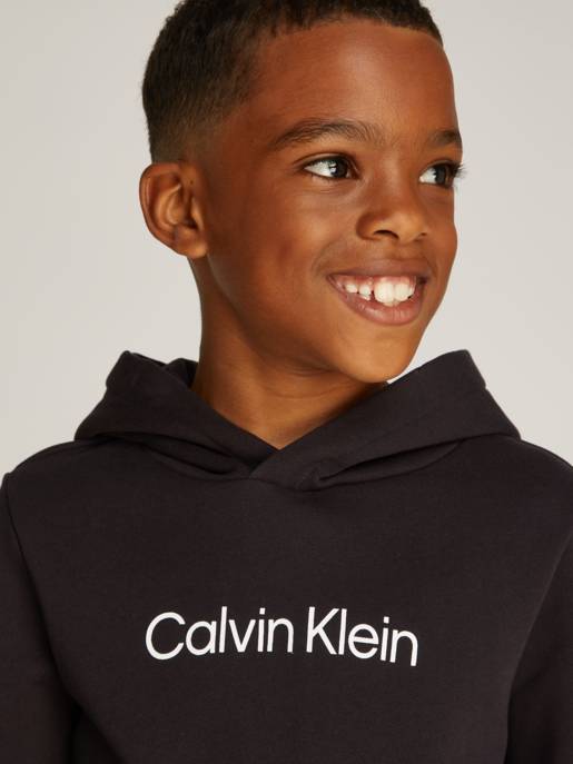 CALVIN KLEIN JEANS INST. LOGO REG. TERRY HOODIE