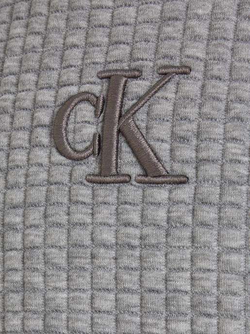 CALVIN KLEIN JEANS JACQUARD QUILTED SS DRESS