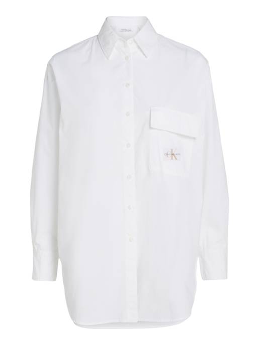 CALVIN KLEIN JEANS LONG COTTON UTILITY LS SHIRT