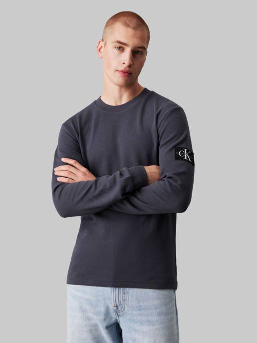 CALVIN KLEIN JEANS Longsleeve "Waffle LS TEE"