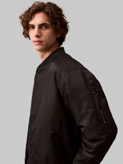 CALVIN KLEIN JEANS LS NYLON PADDED HERO BOMBER