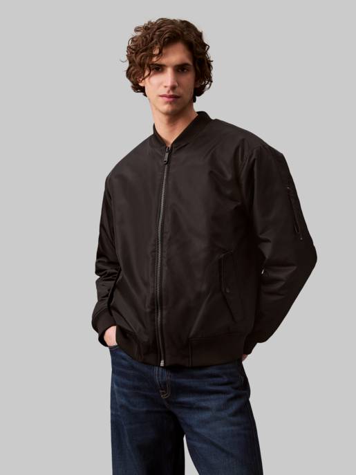CALVIN KLEIN JEANS LS NYLON PADDED HERO BOMBER