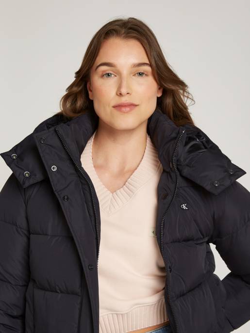 CALVIN KLEIN JEANS MATTE MONOLOGO ND SHORT PUFFER