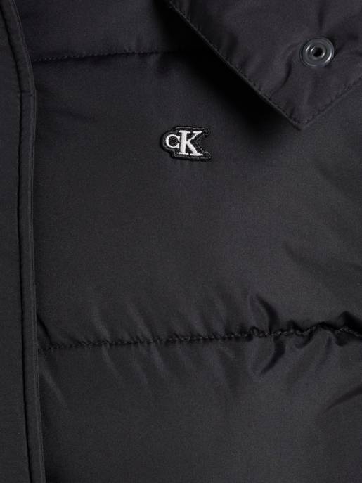 CALVIN KLEIN JEANS MATTE MONOLOGO ND SHORT PUFFER