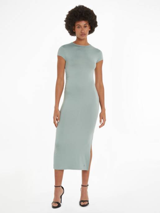 CALVIN KLEIN JEANS MODAL DETAIL DRESS