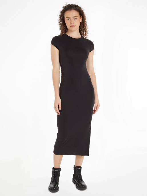 CALVIN KLEIN JEANS MODAL DETAIL DRESS