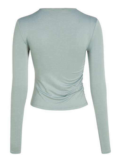 CALVIN KLEIN JEANS MODAL DETAIL LS TOP