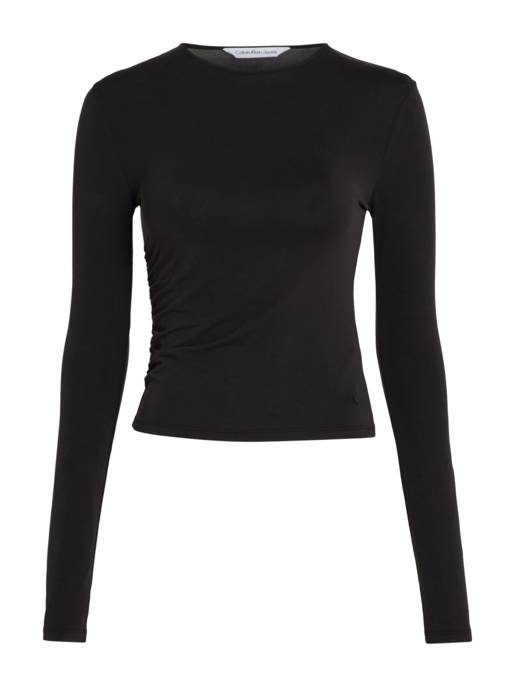 CALVIN KLEIN JEANS MODAL DETAIL LS TOP