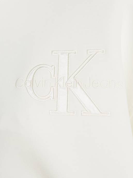 CALVIN KLEIN JEANS SATIN APPLIQUE ZIP-THROUGH