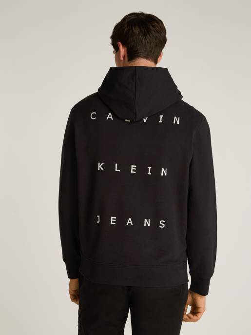 CALVIN KLEIN JEANS STAMP BACK GRAPHIC HOODIE