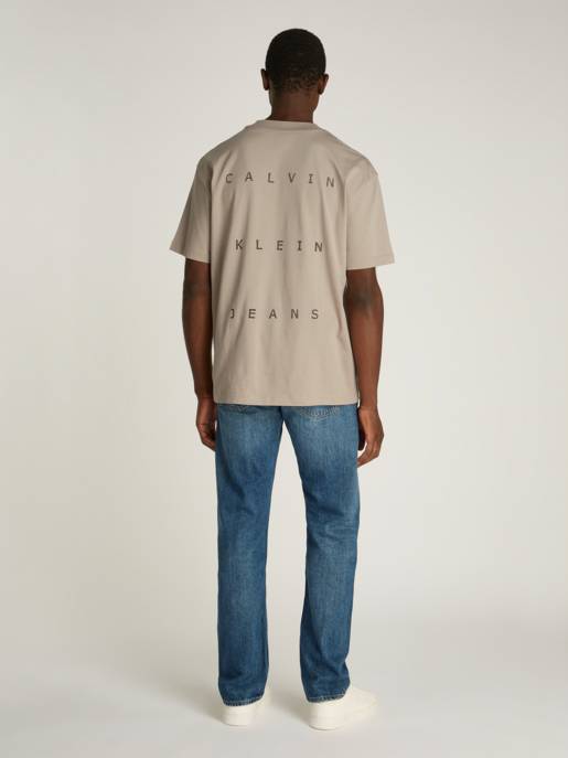 CALVIN KLEIN JEANS STAMP BACK GRAPHIC RELAXED TEE