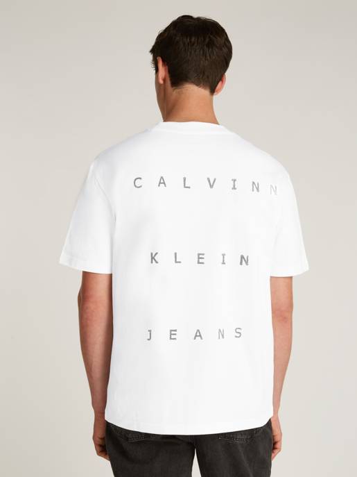 CALVIN KLEIN JEANS STAMP BACK GRAPHIC RELAXED TEE