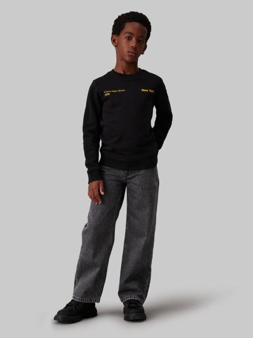 CALVIN KLEIN JEANS TERRY GRAPHIC CN