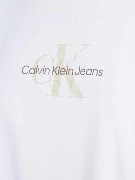 CALVIN KLEIN JEANS TEXTURED MONOLOGO BOYFRIEND TEE