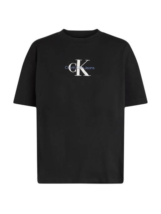 CALVIN KLEIN JEANS TEXTURED MONOLOGO BOYFRIEND TEE
