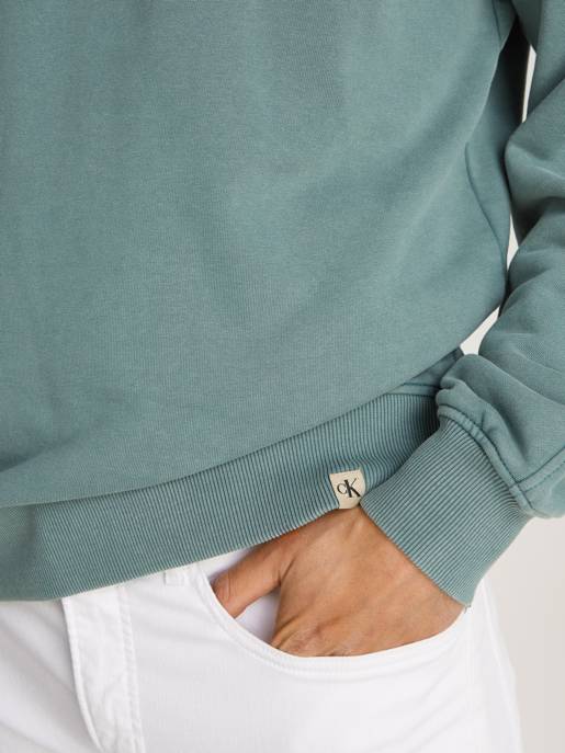 CALVIN KLEIN JEANS WASHED HEAVY CREW NECK