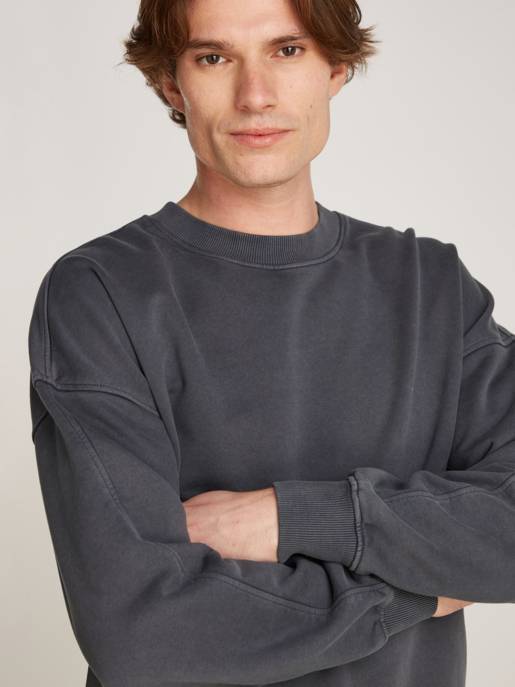 CALVIN KLEIN JEANS WASHED HEAVY CREW NECK