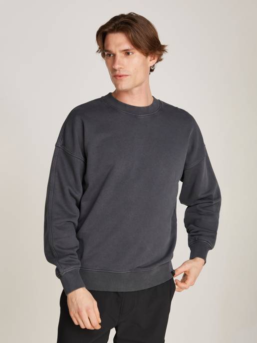 CALVIN KLEIN JEANS WASHED HEAVY CREW NECK
