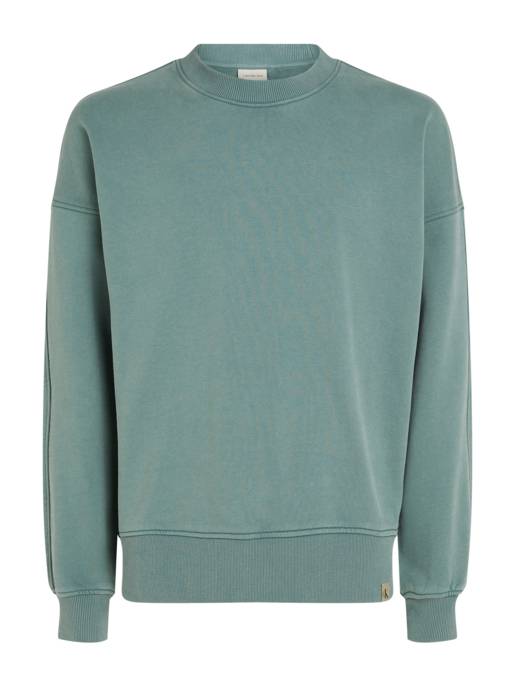 CALVIN KLEIN JEANS WASHED HEAVY CREW NECK
