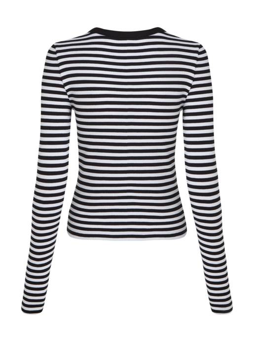 CALVIN KLEIN JEANS WOVEN LABEL RIB LONG SLEEVE