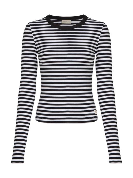 CALVIN KLEIN JEANS WOVEN LABEL RIB LONG SLEEVE