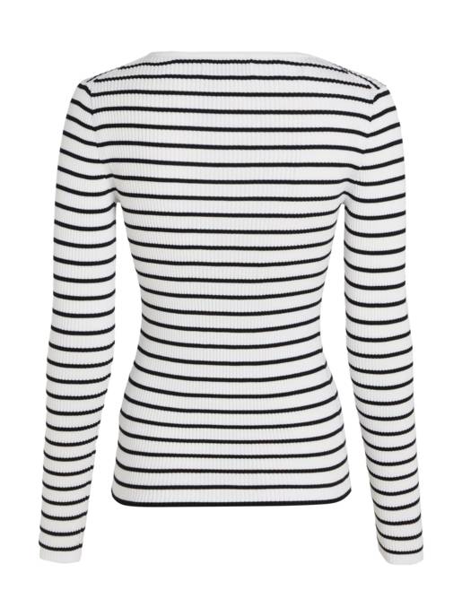 CALVIN KLEIN JEANS WOVEN LABEL TIGHT SWEATER