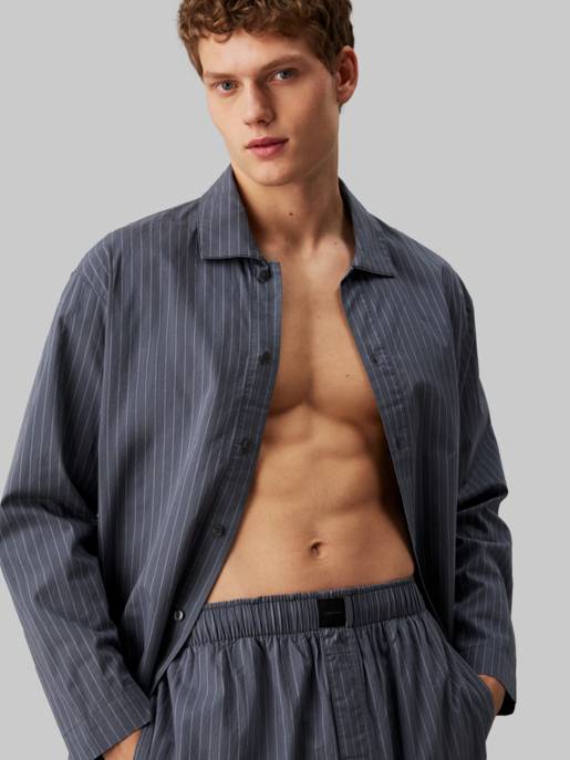 CALVIN KLEIN L/S BUTTON DOWN PANT SET