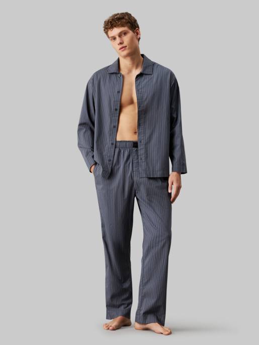 CALVIN KLEIN L/S BUTTON DOWN PANT SET