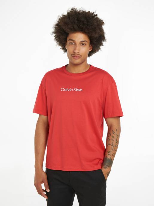 CALVIN KLEIN Logo-T-Shirt Aus Baumwolle