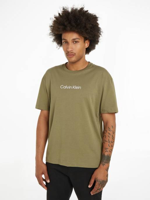 CALVIN KLEIN Logo-T-Shirt Aus Baumwolle