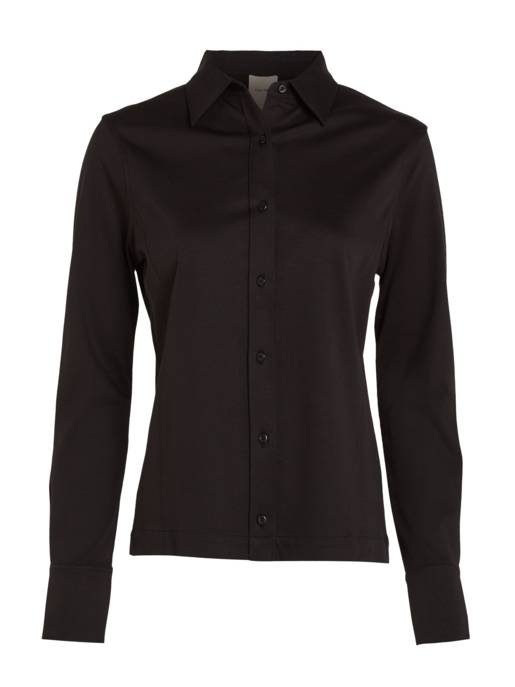 CALVIN KLEIN MERCERIZED COTTON SHIRT TOP