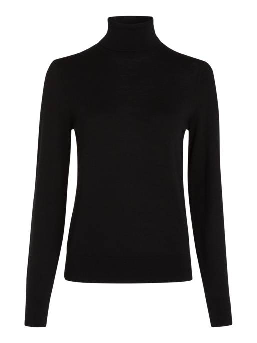 CALVIN KLEIN MERINO WOOL ROLL-NECK SWEATER