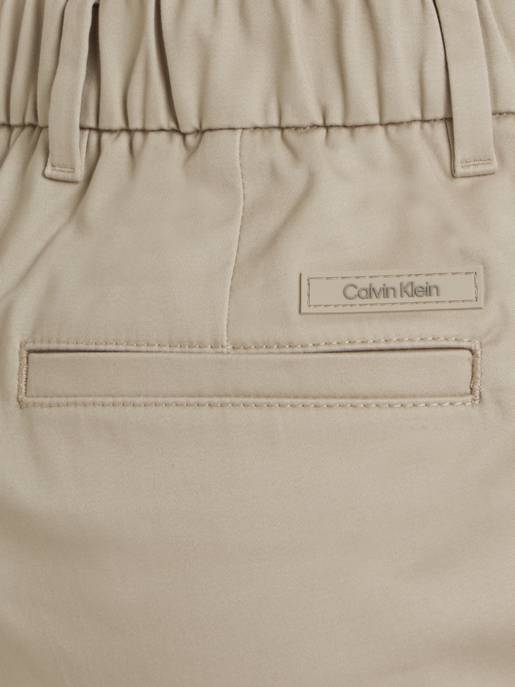 CALVIN KLEIN SATEEN STRETCH TAPERED