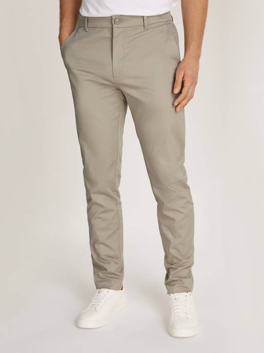 CALVIN KLEIN SATEEN STRETCH TAPERED