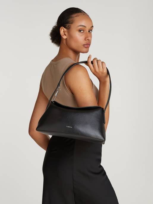 CALVIN KLEIN SOFT SCULPT SHOULDER BAG