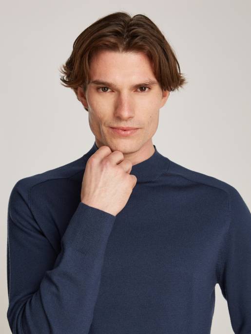 CALVIN KLEIN TECH MERINO STRETCH MINI MOCK