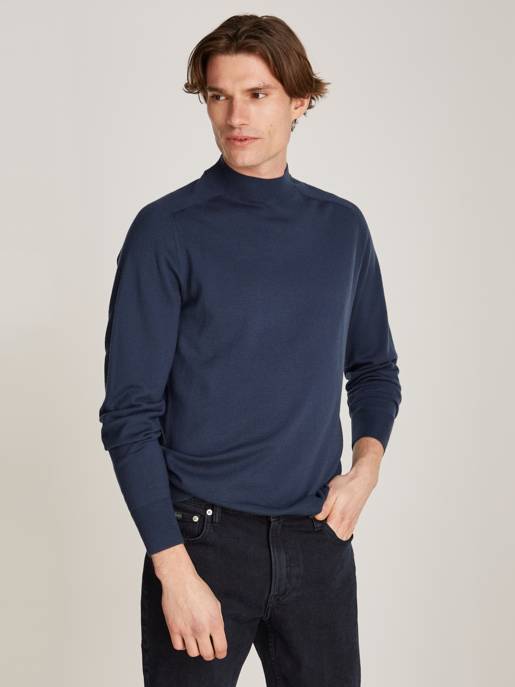 CALVIN KLEIN TECH MERINO STRETCH MINI MOCK