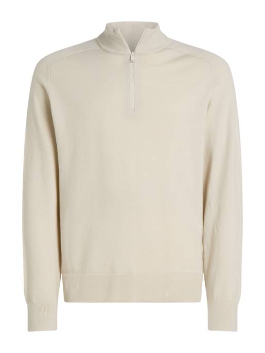 CALVIN KLEIN TECH MERINO STRETCH QUARTER ZIP