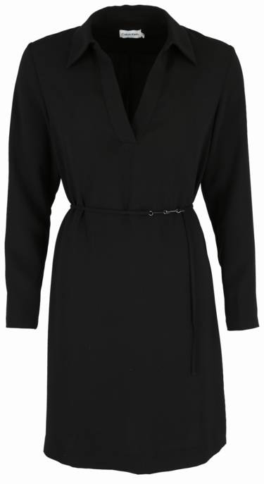 CALVIN KLEIN Twillkleid mit Struktur