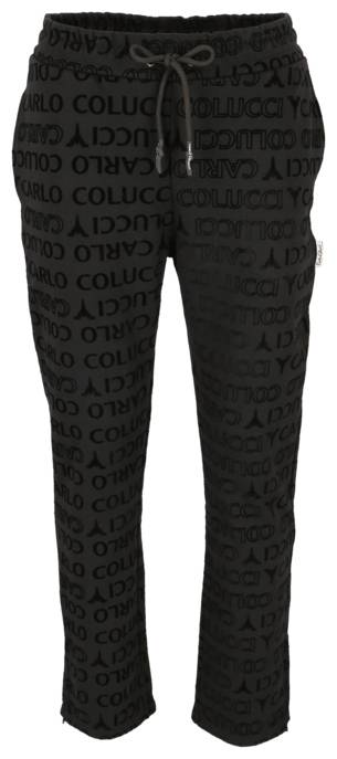Carlo Colucci Jogginghose mit Logoprint
