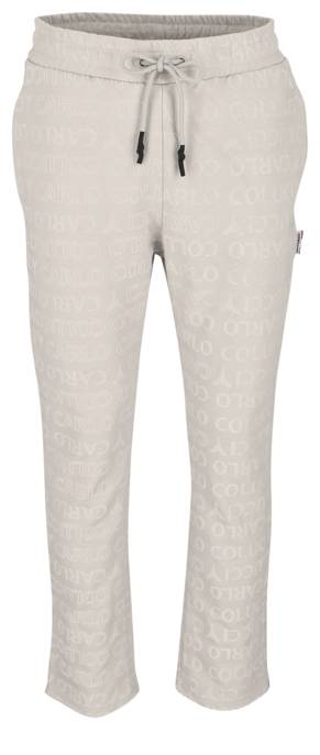 Carlo Colucci Jogginghose mit Logoprint