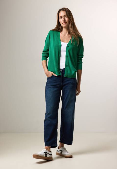 CECIL NOS_Basic Button Cardigan