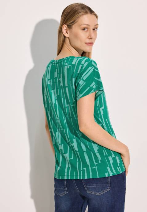 CECIL TOS Abstract Print Shirt