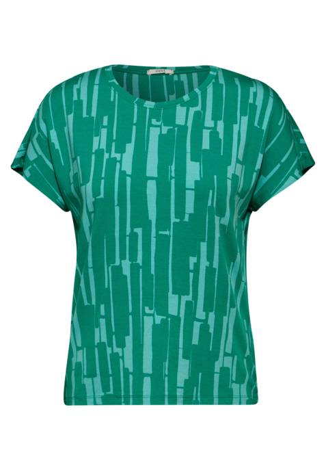 CECIL TOS Abstract Print Shirt