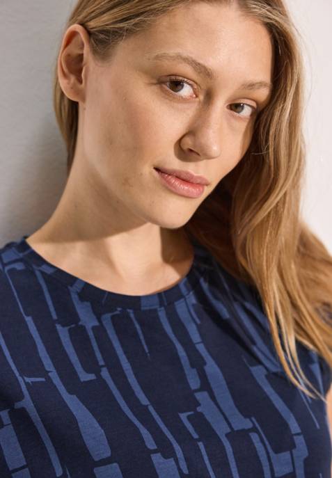 CECIL TOS Abstract Print Shirt