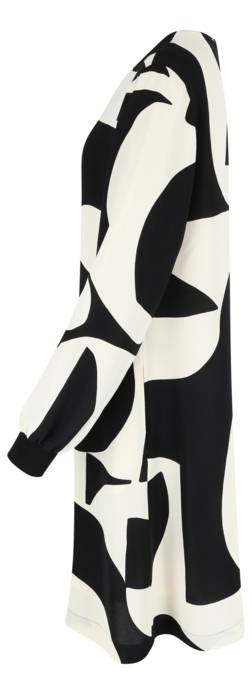 CINQUE Grafisches Kleid Mit Puffärmeln