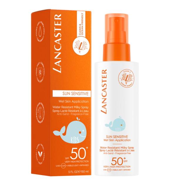 LANCASTER "Clean Sun Sensitive" Kids Milky Spray SPF 50+ 150 Ml