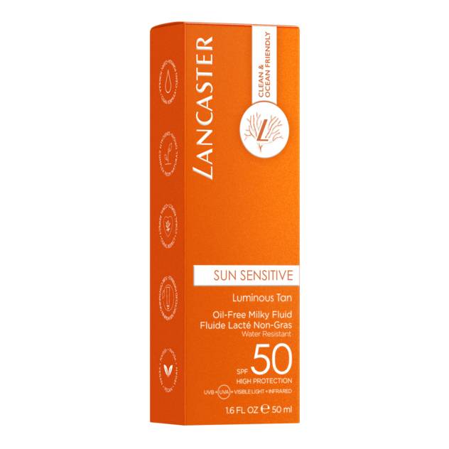 LANCASTER "Clean Sun Sensitive" Milky Fluid SPF 50 50 Ml