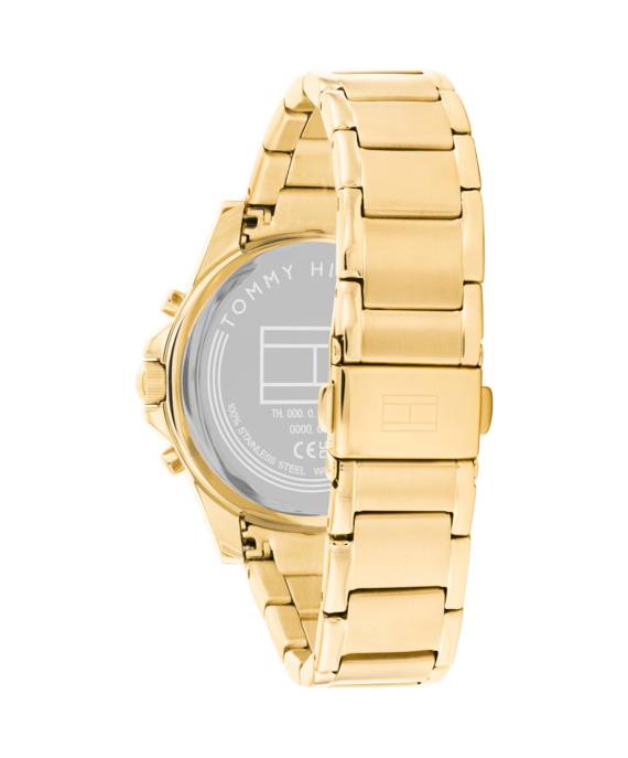 Tommy Hilfiger Damen Uhr Sportliches Design Edelstahl